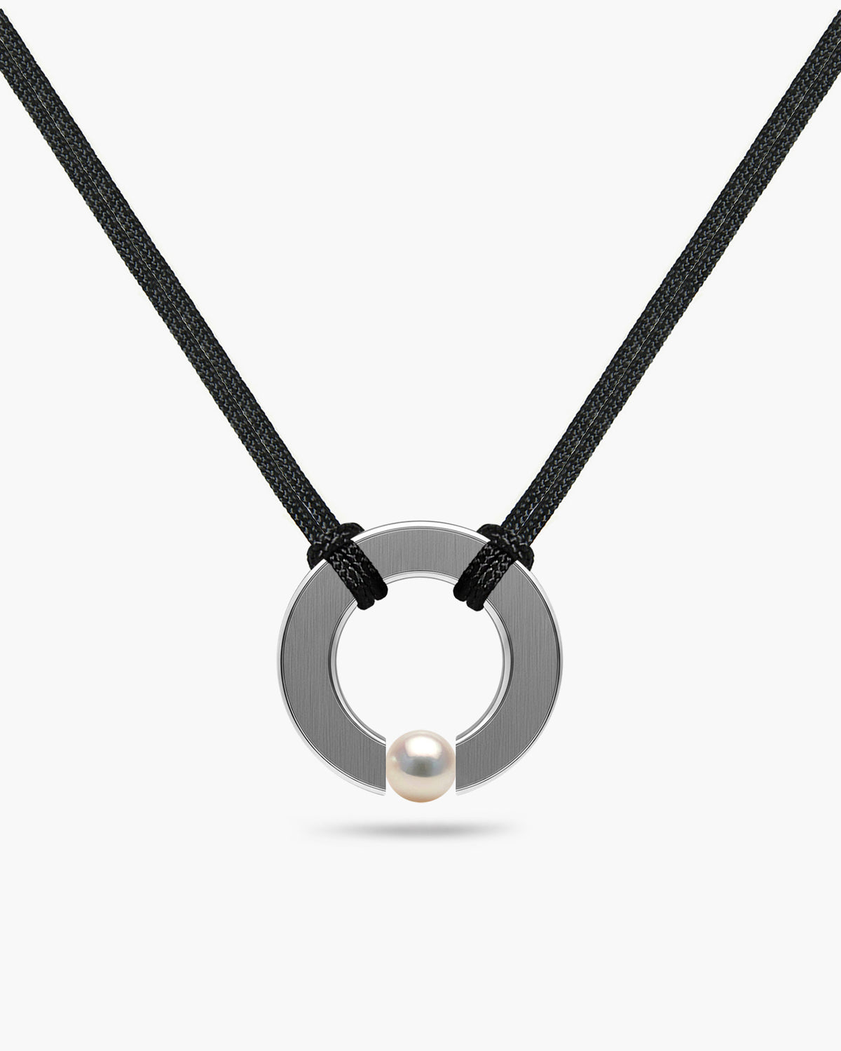 taormina-abbracci-double-cord-necklace-stainless-steel-center-ring-tension-set-white-pearl