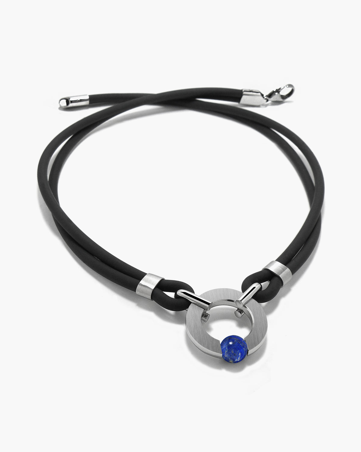taormina-abbracci-double-strand-rubber-necklace-tension-set-bead-lapis-lazuli