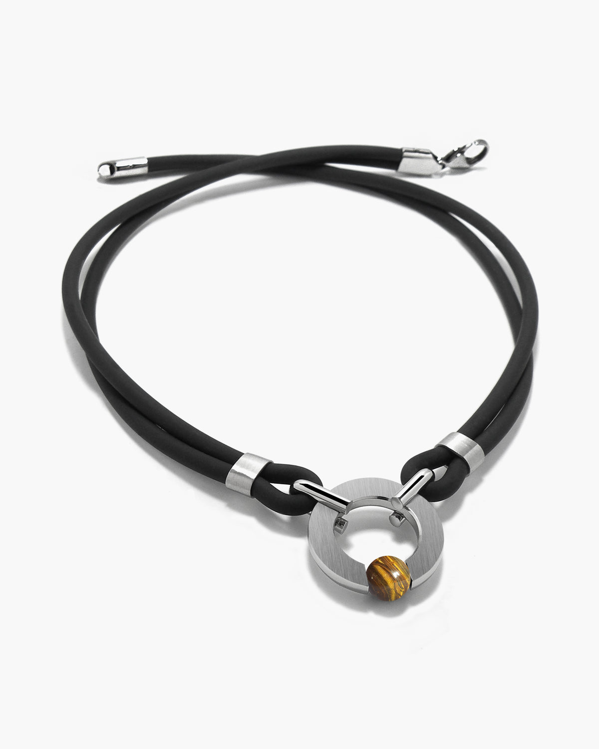 taormina-abbracci-double-strand-rubber-necklace-tension-set-bead-tiger-eye