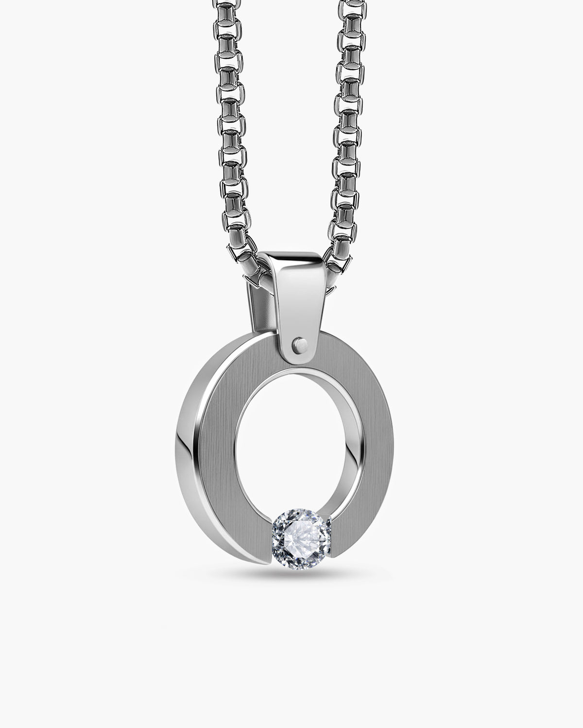 taormina-abbracci-round-pendant-stainless-steel-tension-set-white-sapphire-side