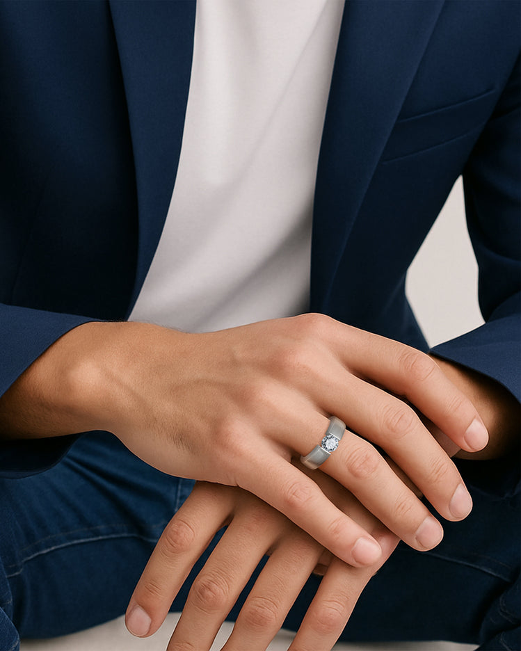 taormina-abbracci-tension-set-ring-white-sapphire-side-all-brushed-model