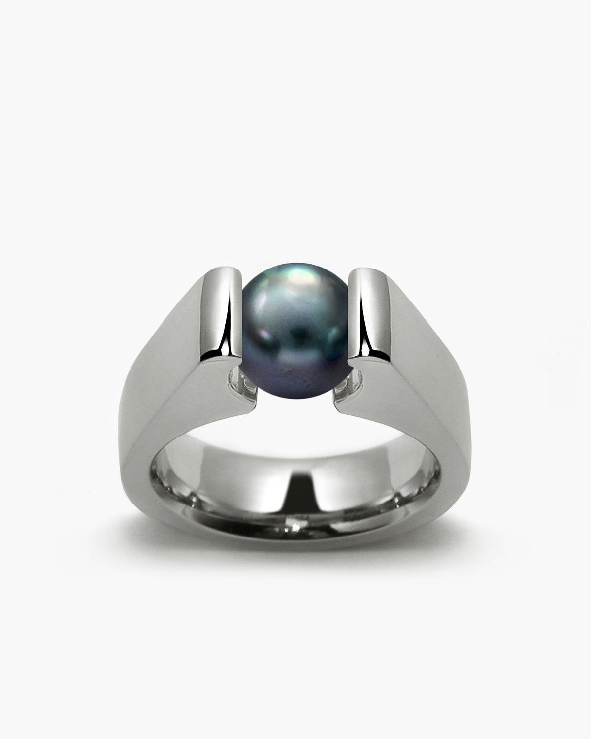 taormina-amore-tension-set-ring-black-pearl-front