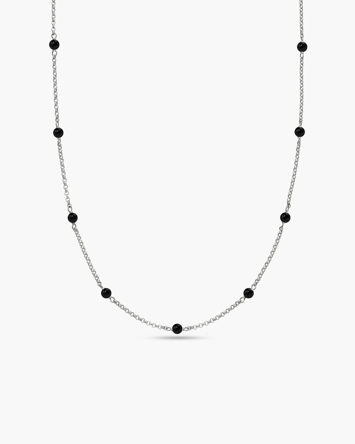 taormina-beads-chain-necklace-stainless-steel-black-onyx-6mm
