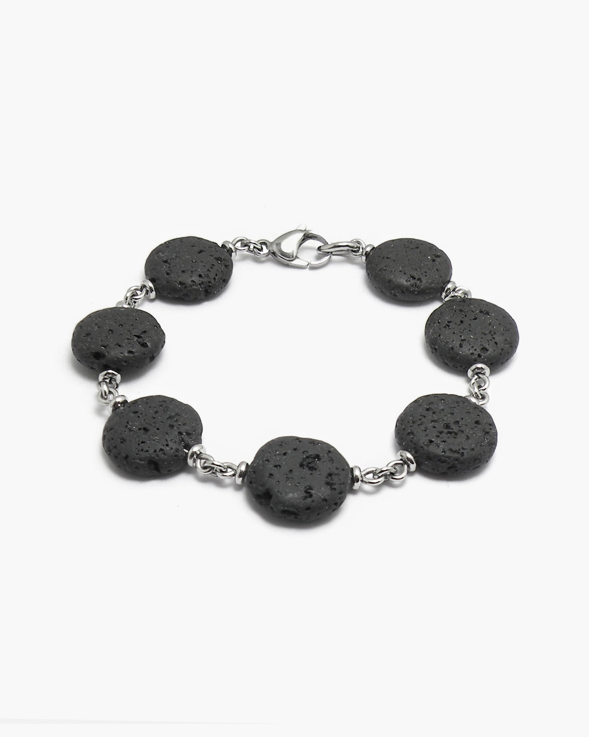 Lava Rock Beads Bracelet