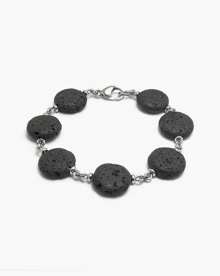 Lava Rock Beads Bracelet