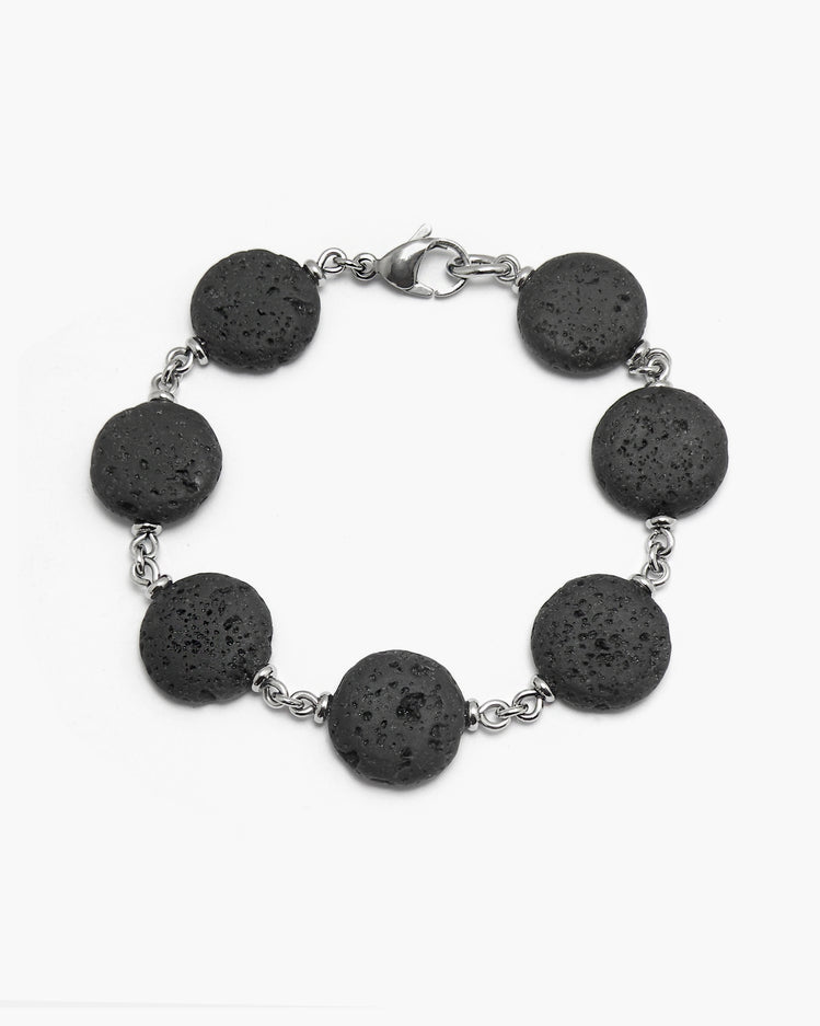 Lava Rock Beads Bracelet