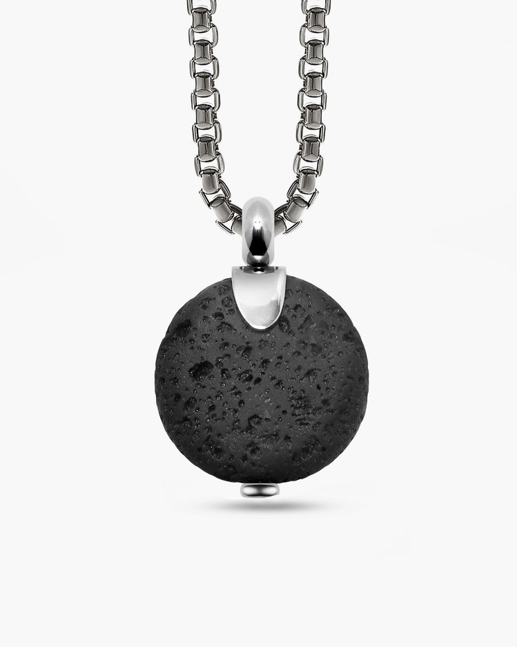 taormina-black-lava-rock-pendant-box-chain-necklace-front