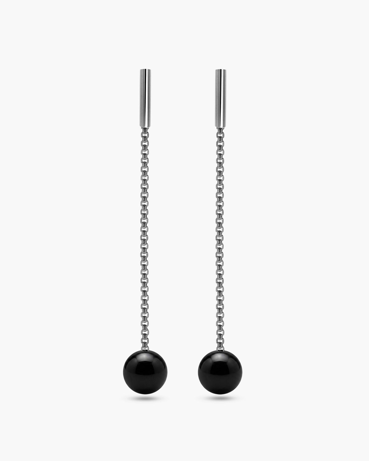 taormina-box-chain-drop-earrings-black-onyx-front