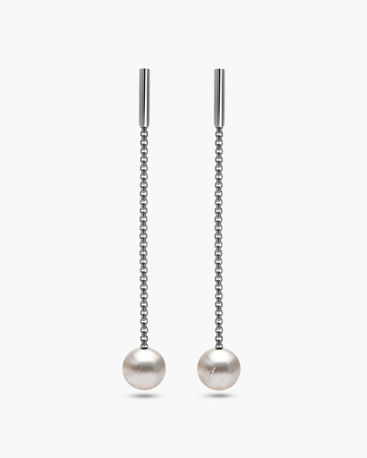 Box Chain Drop Earrings