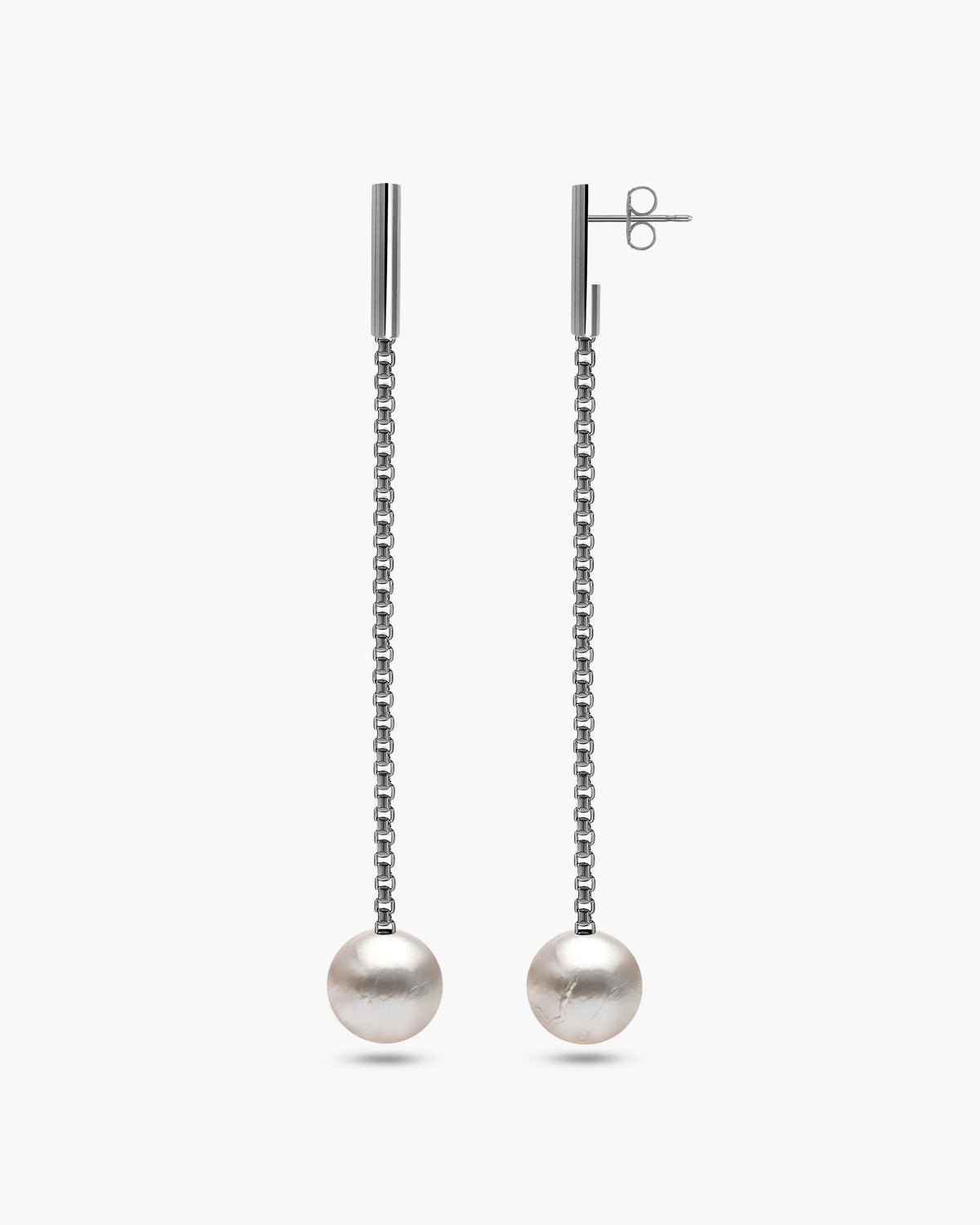 Box Chain Drop Earrings
