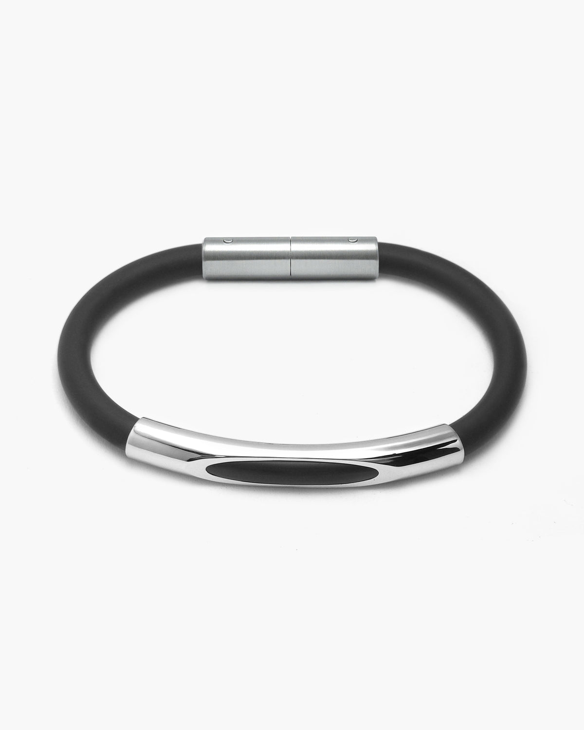 taormina-bristol-rubber-bracelet-curved-bar-polished-5mm-up