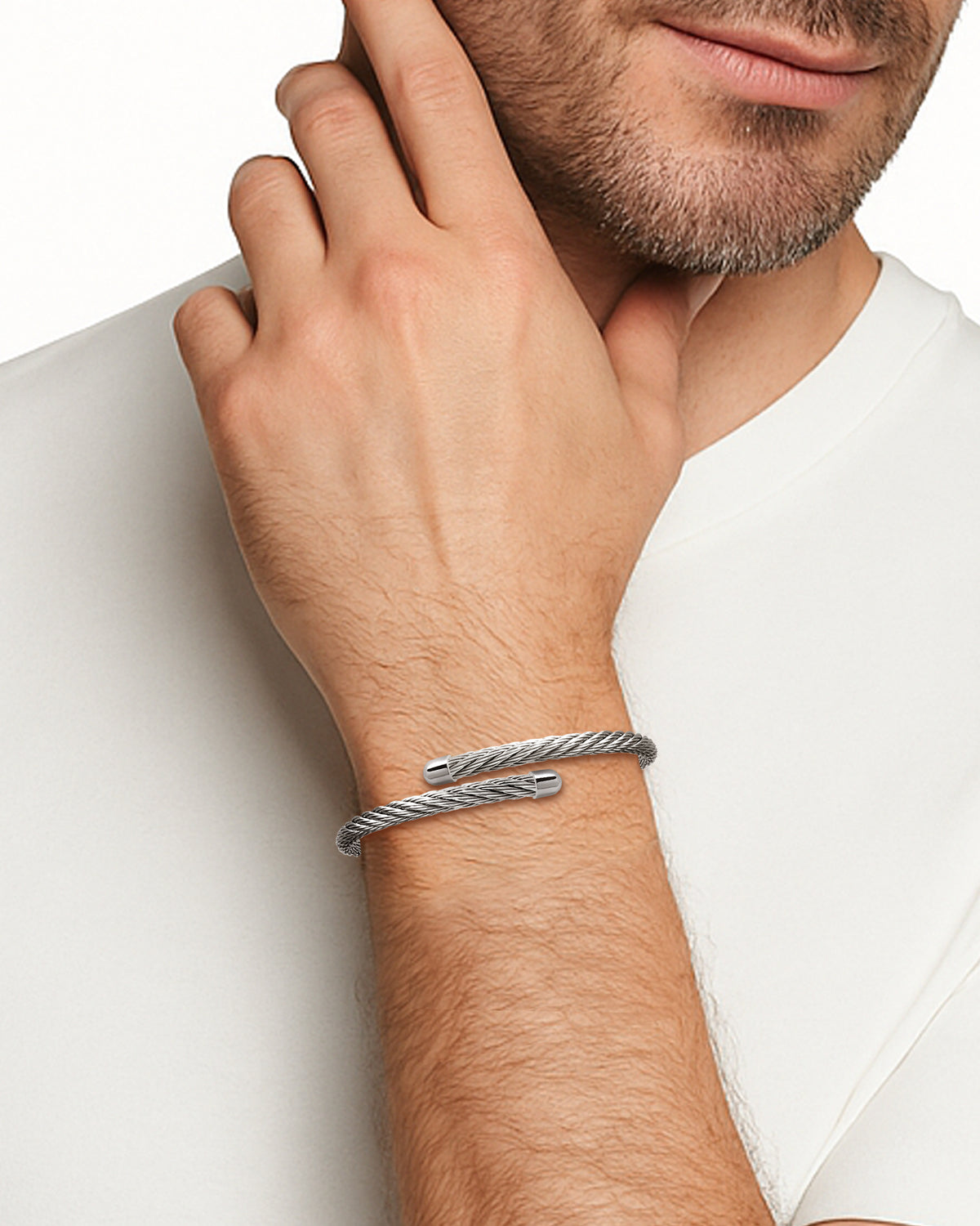 Cable Cuff Bracelet