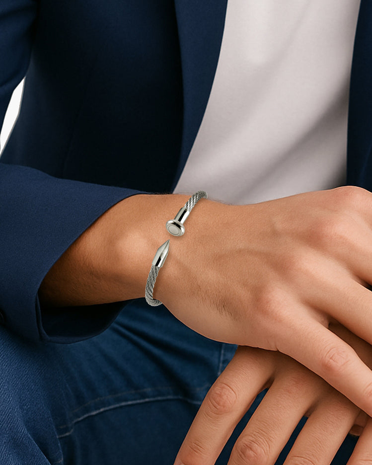 Chiodo Cable Cuff Bracelet