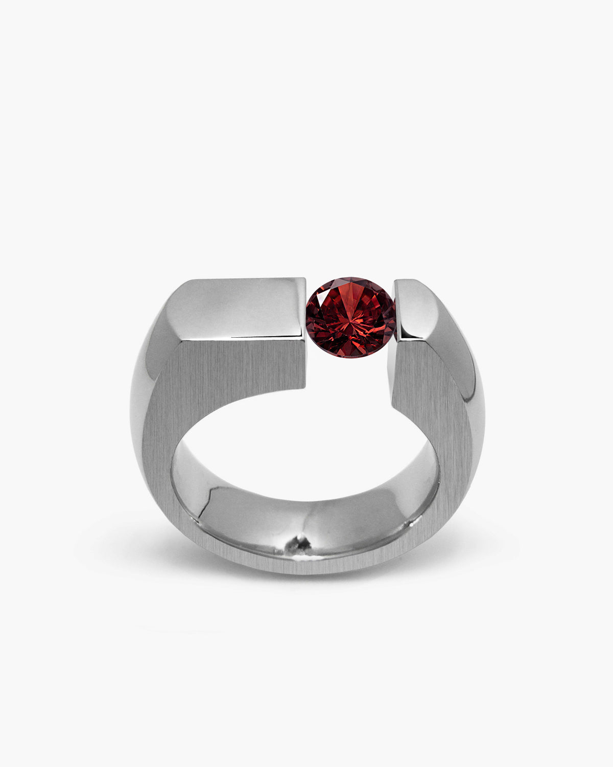 taormina-colonna-tension-set-ring-brushed-polished-garnet