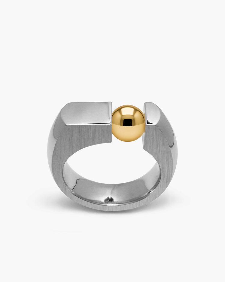 taormina-colonna-tension-set-ring-brushed-polished-gold