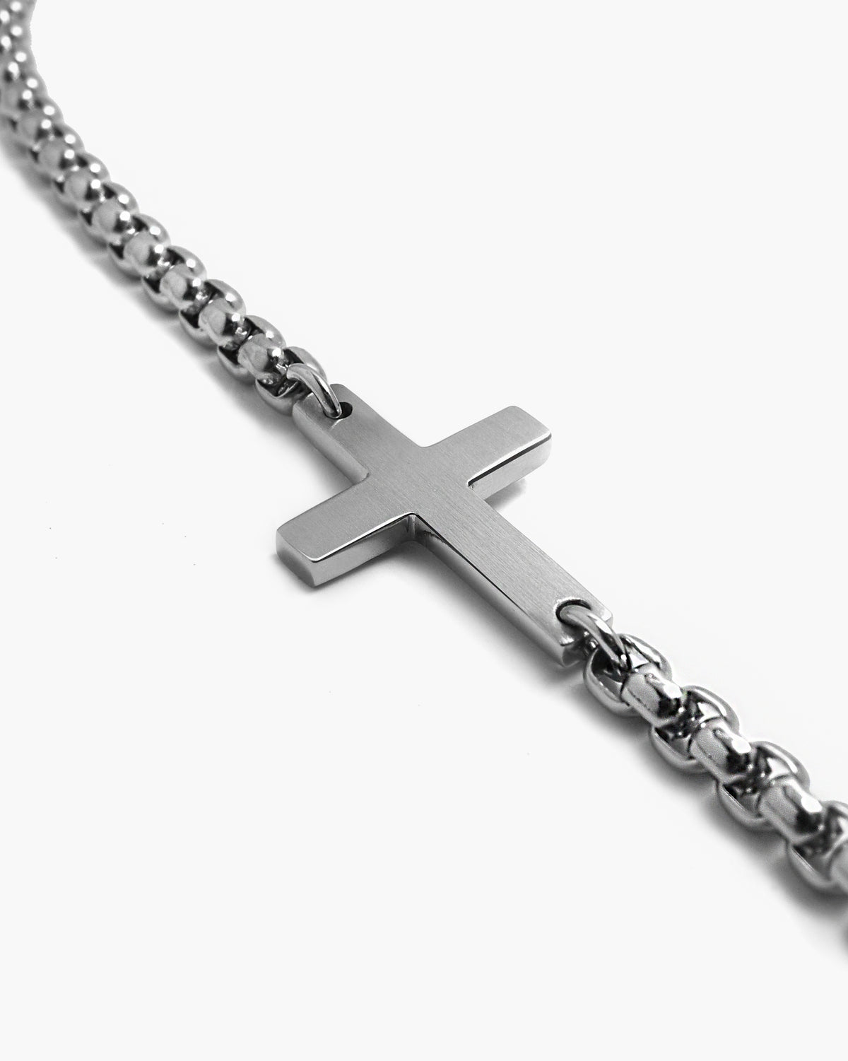 Cross Station Chain Bracelet