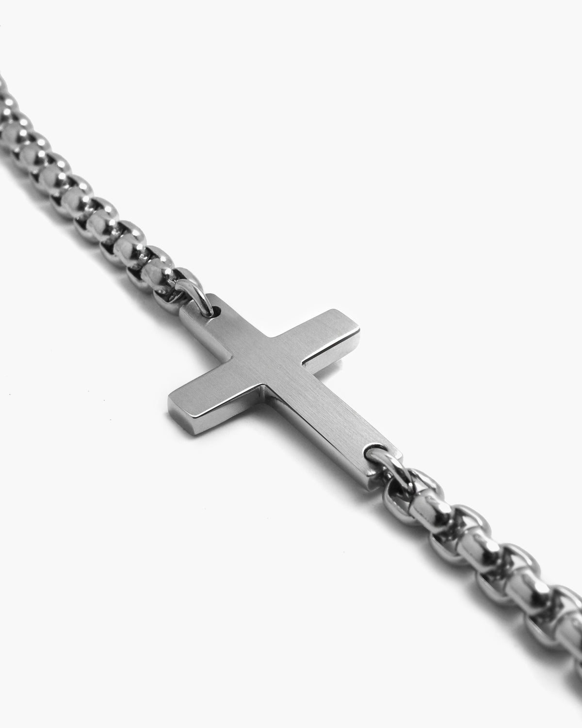 Cross Station Chain Necklace