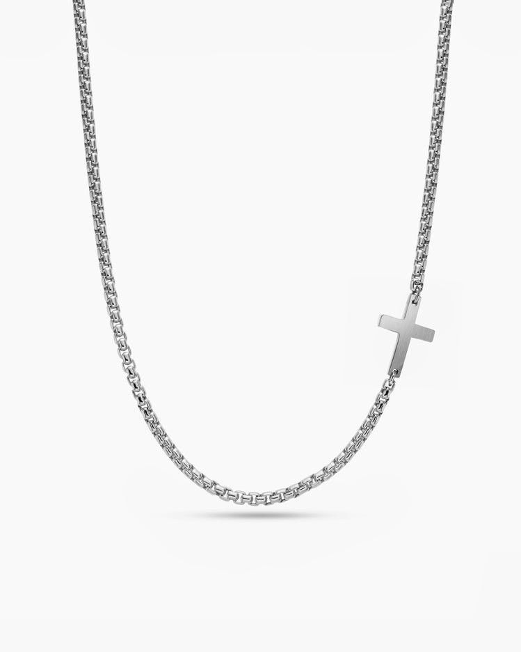Cross Station Chain Necklace