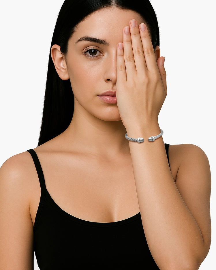 Cable Cuff Bracelet