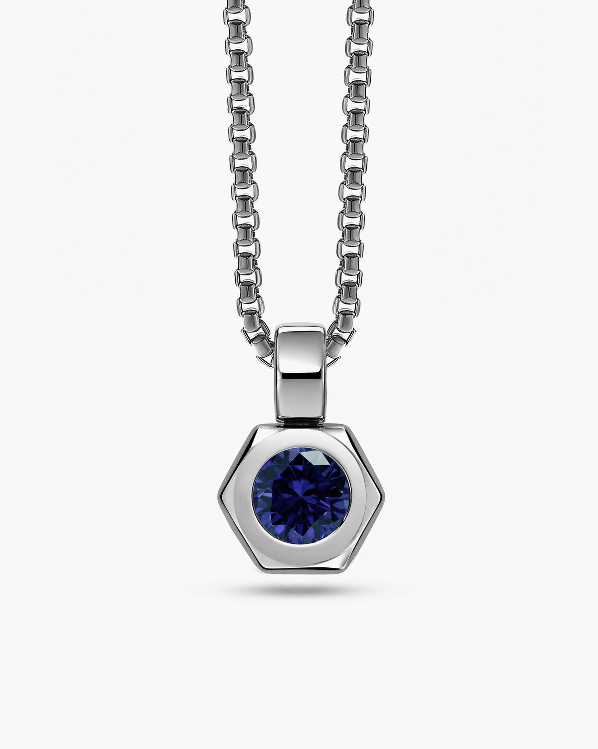 taormina-dado-colored-gemstone-pendant-chain-stainless-steel-blue-sapphire-front
