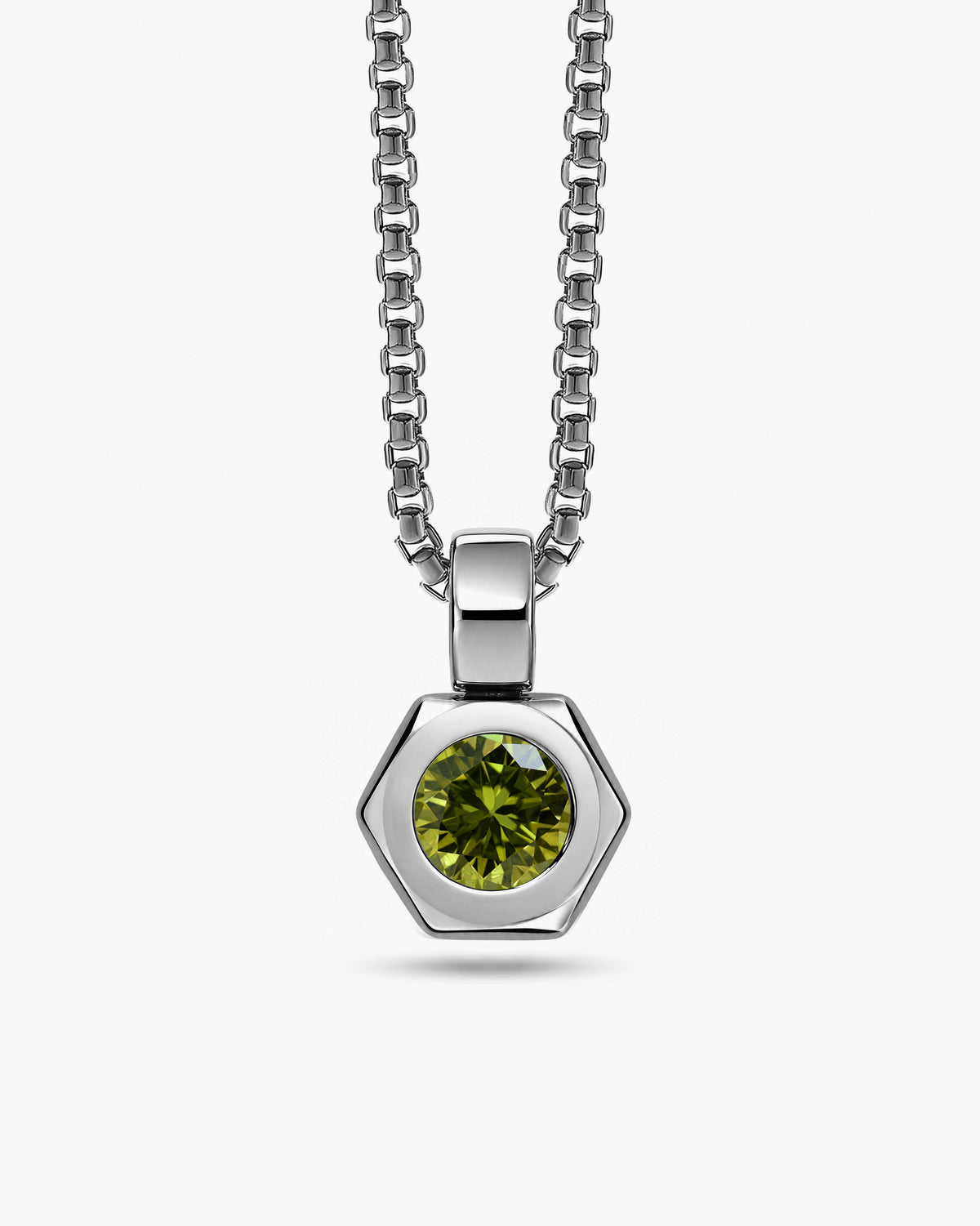 taormina-dado-colored-gemstone-pendant-chain-stainless-steel-peridot-front