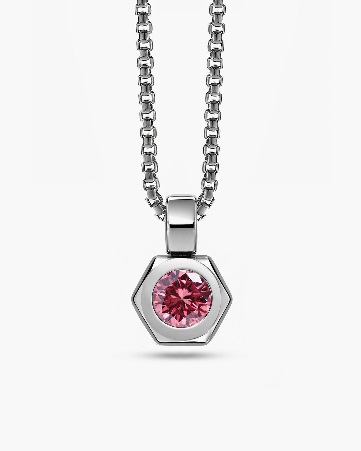 taormina-dado-colored-gemstone-pendant-chain-stainless-steel-pink-sapphire-front
