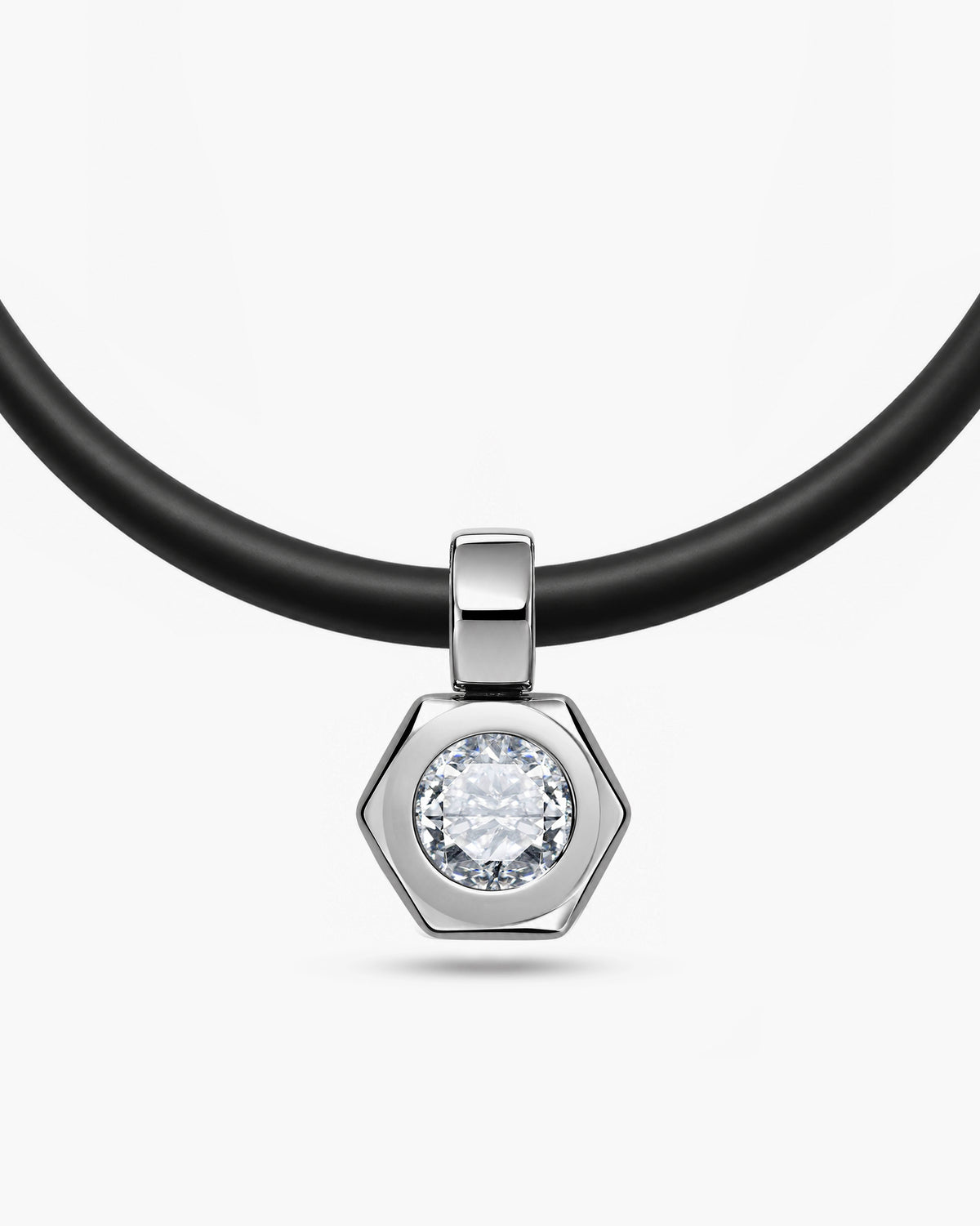 taormina-dado-colored-gemstone-pendant-rubber-stainless-steel-white-sapphire-front