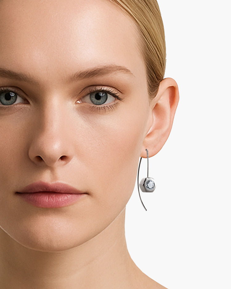 taormina-dado-drop-earrings-stainless-steel-white-sapphire-model-zoom