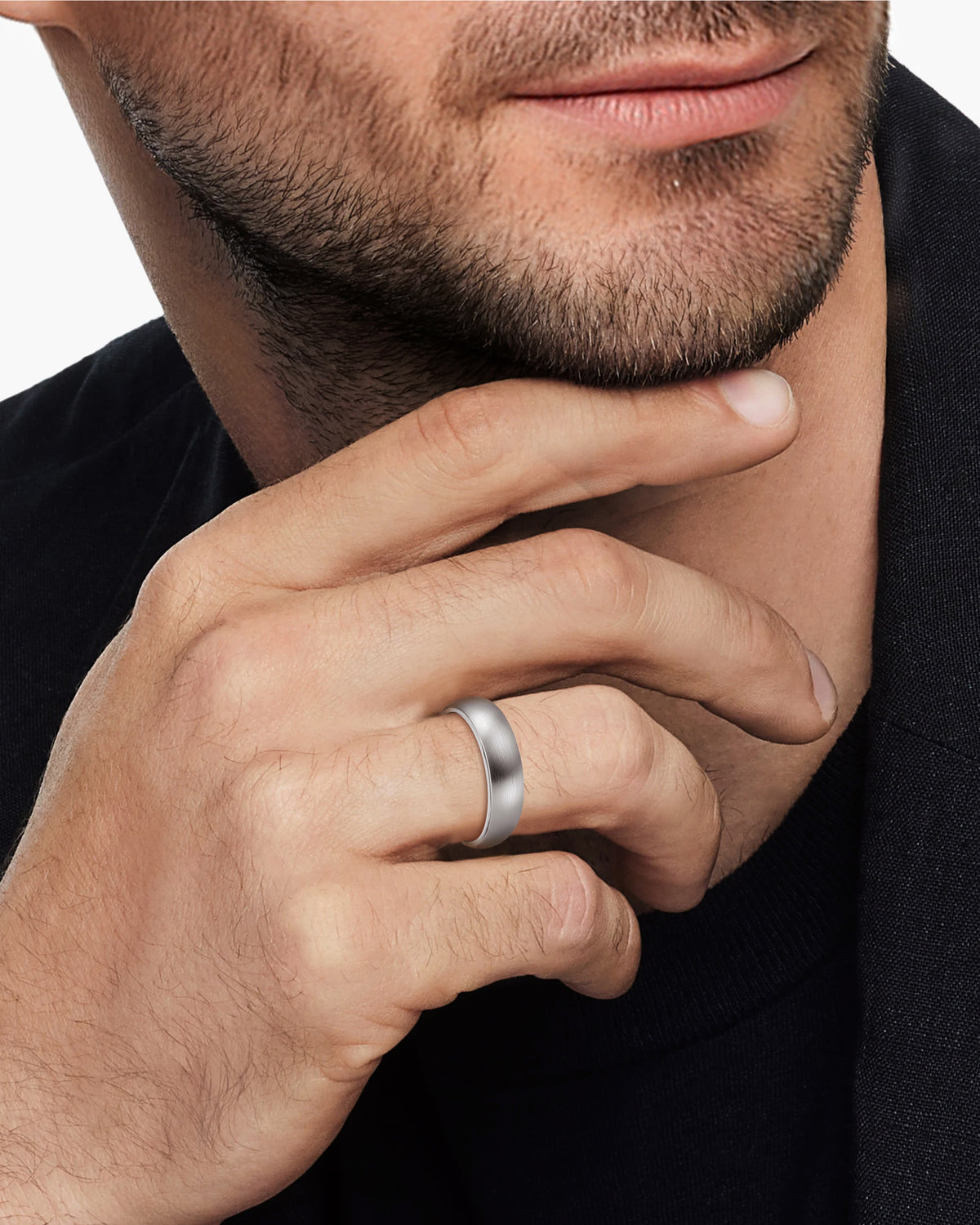 taormina-dome-band-ring-brushed-6mm-model-male