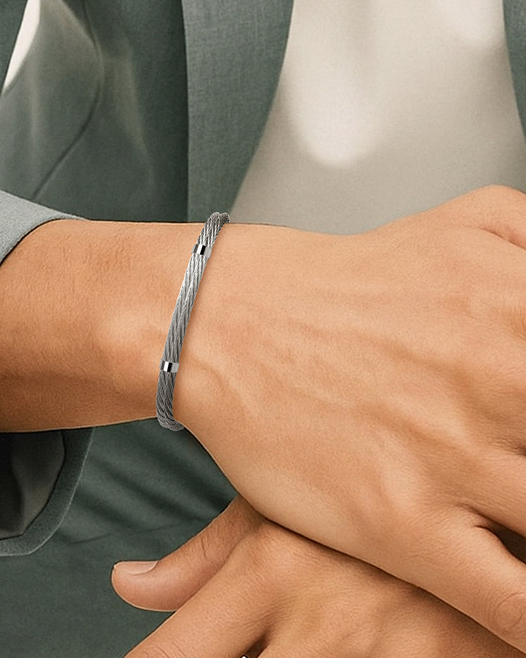 Cable Bracelet Double Row