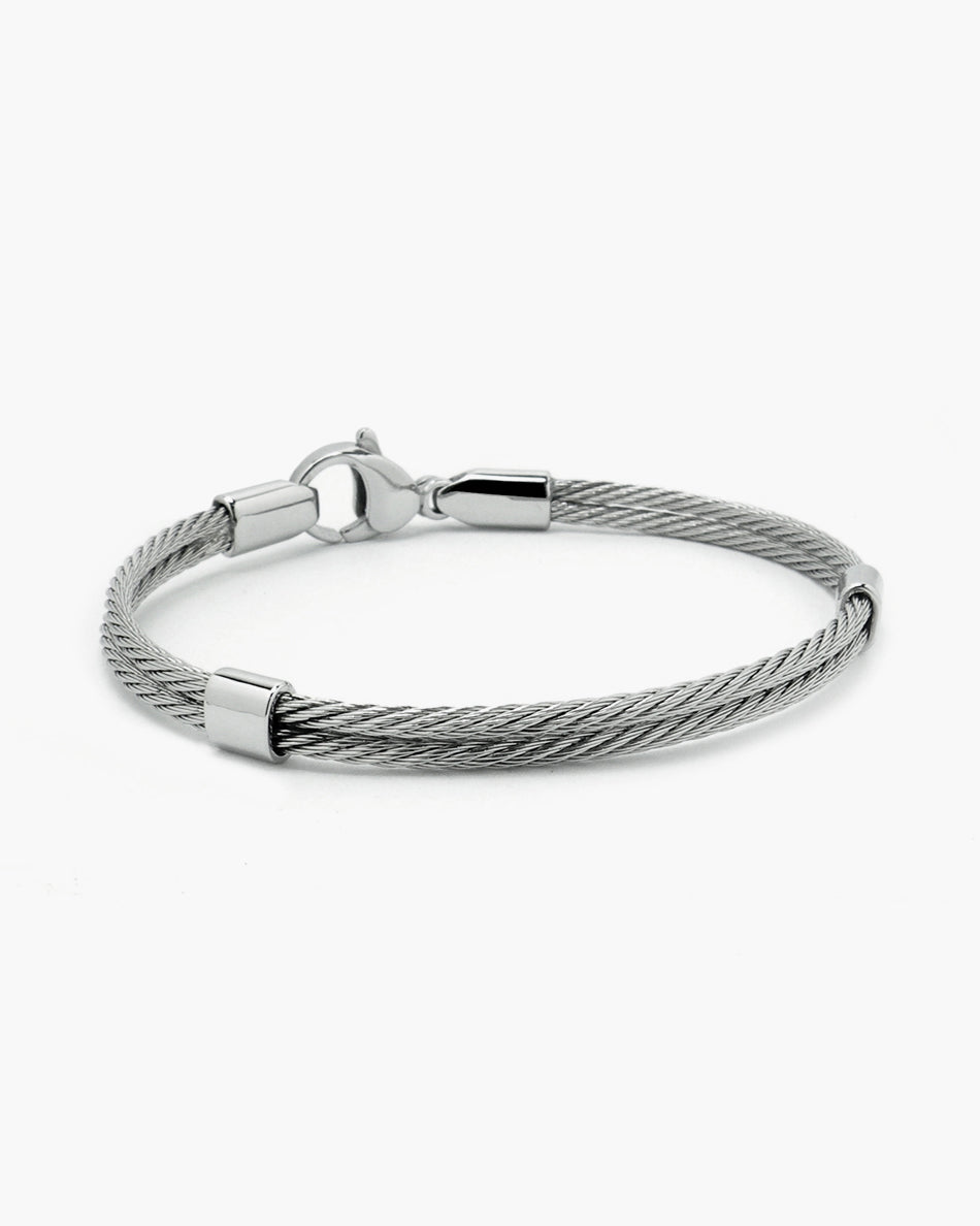 Cable Bracelet Double Row