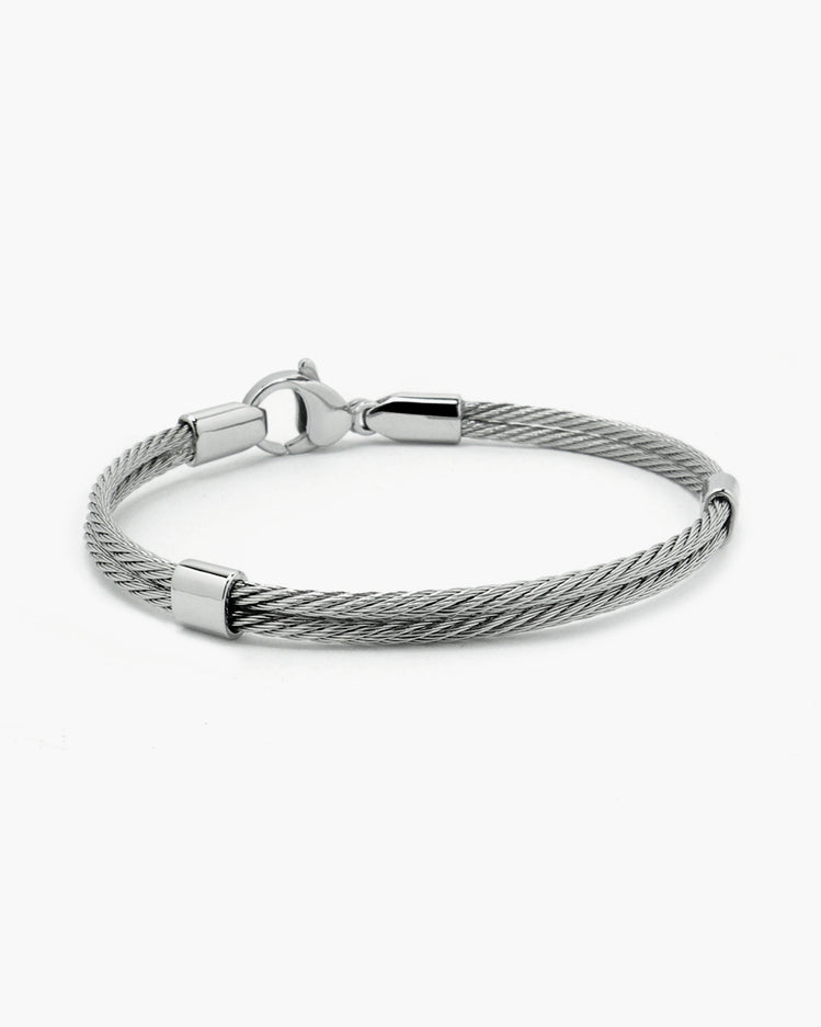 Cable Bracelet Double Row