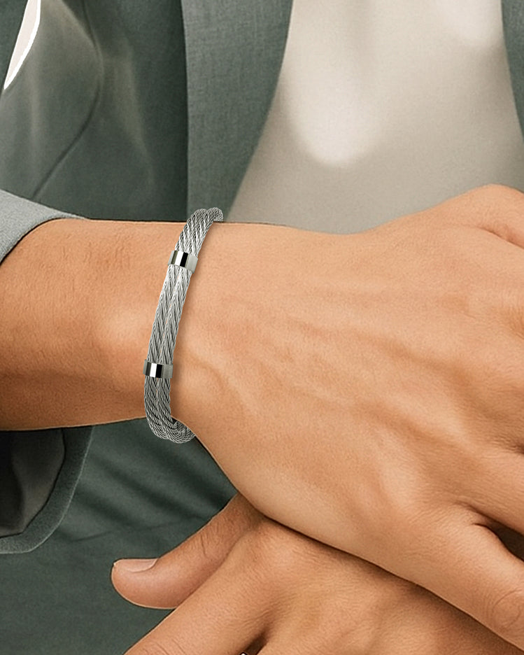 Cable Bracelet Double Row