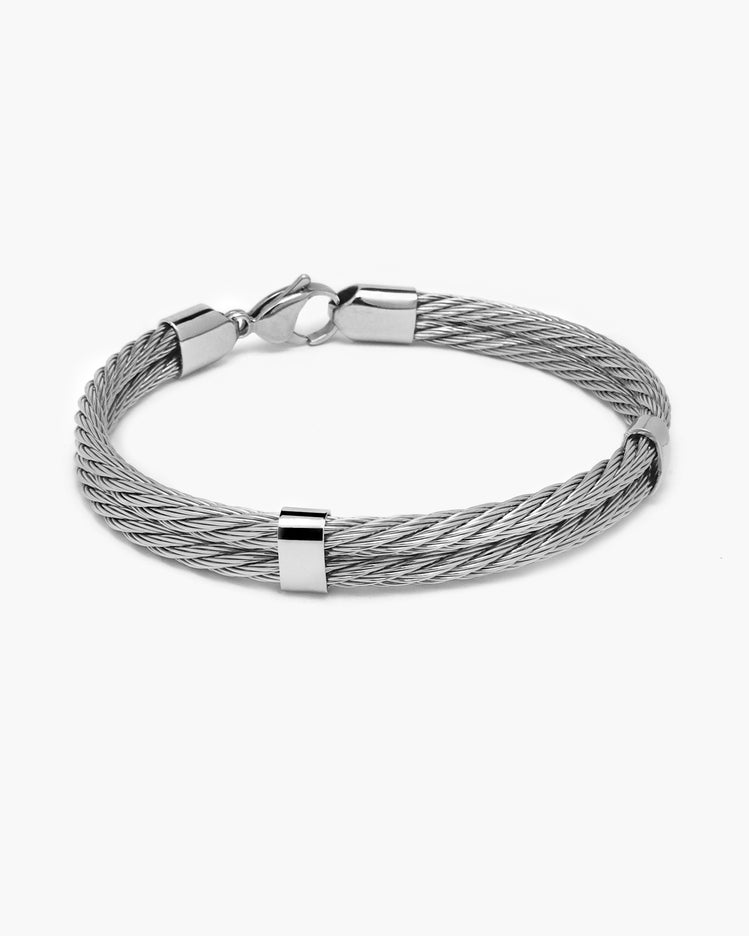 Cable Bracelet Double Row