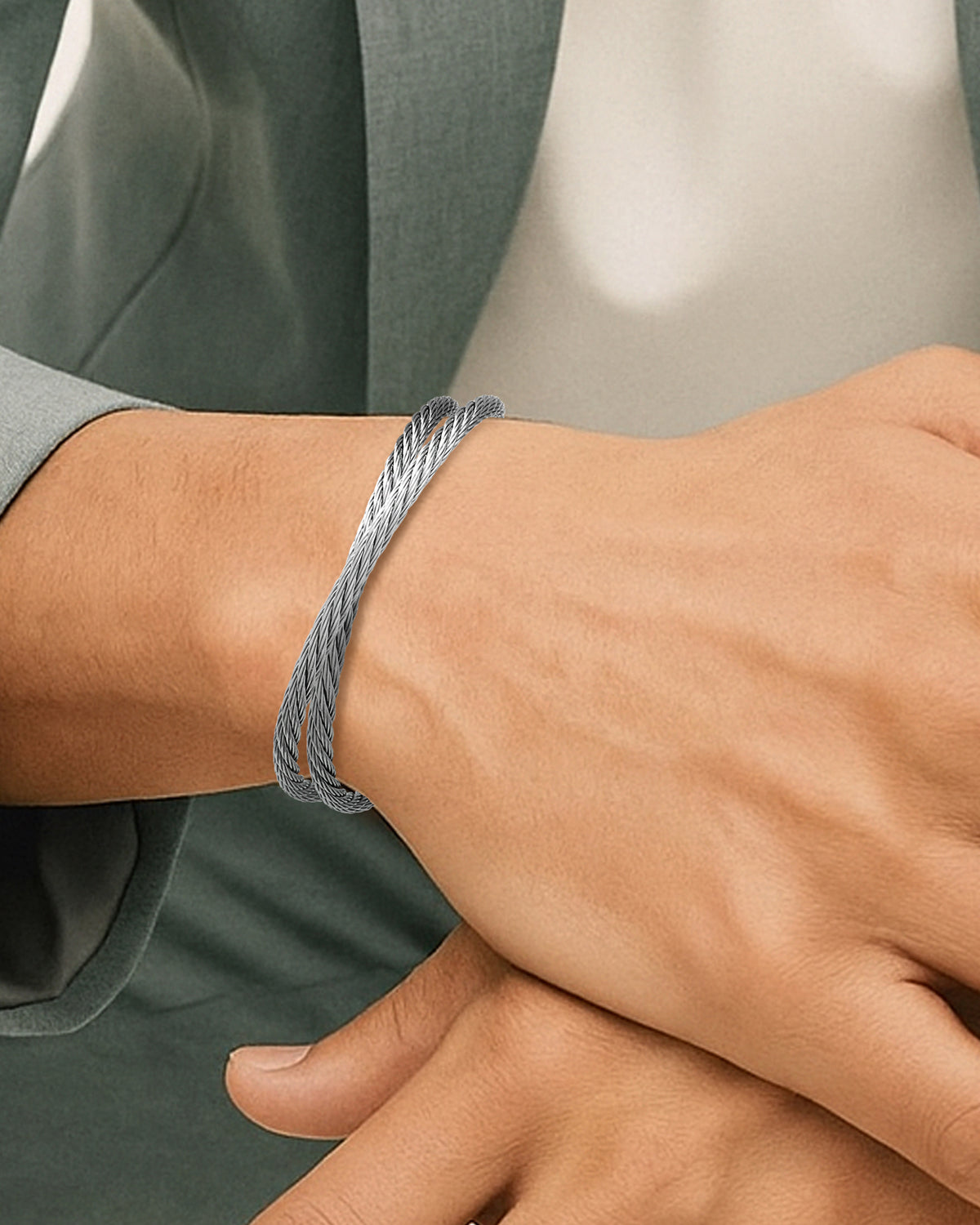 Cable Wrap Bracelet