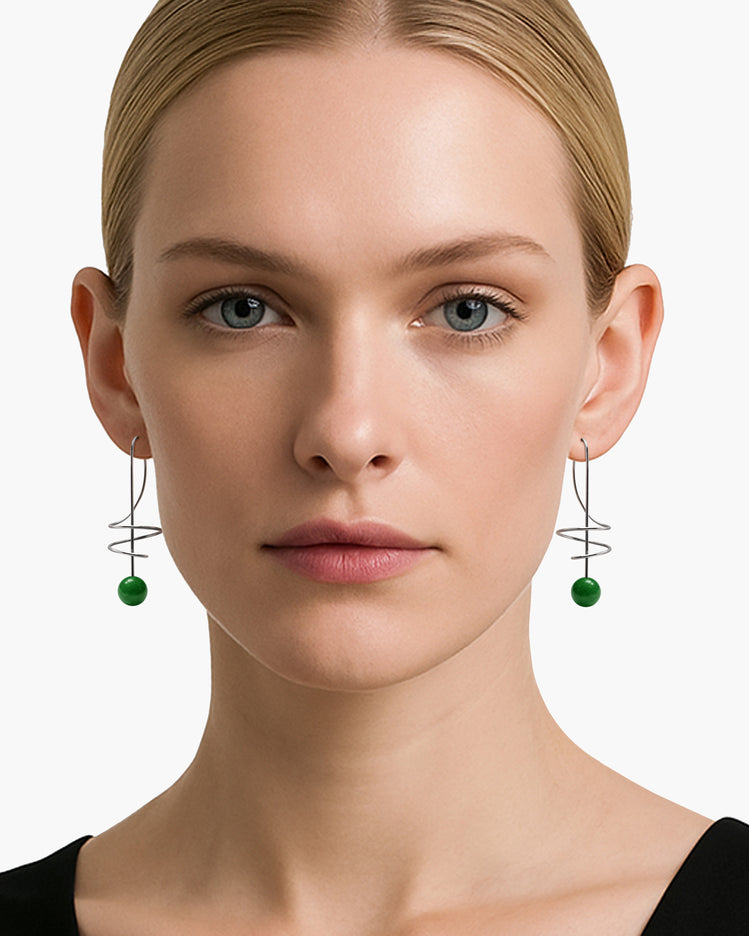 taormina-filo-music-key-design-stainless-steel-drop-wire-earrings-jade-nephrite-model