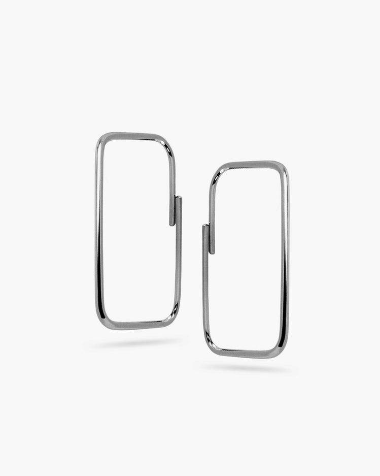 Filo Rectangular Wire Drop Earrings