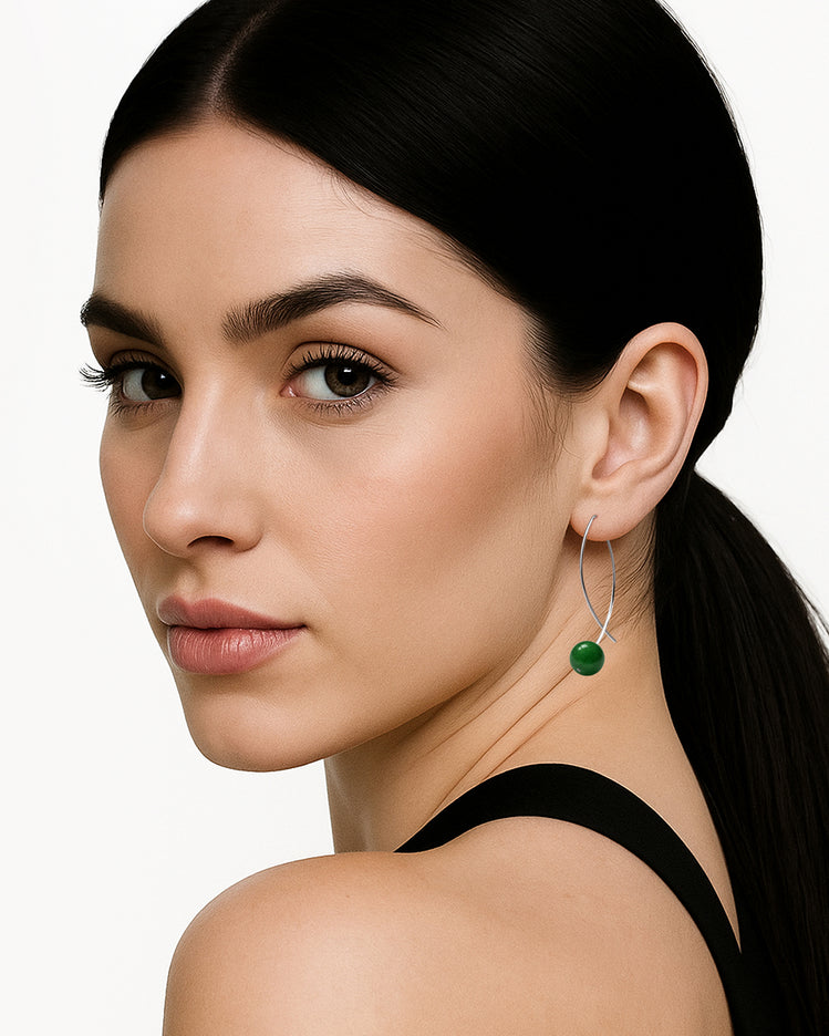 taormina-filo-stainless-steel-oblong-wire-earrings-jade-nephrite-model