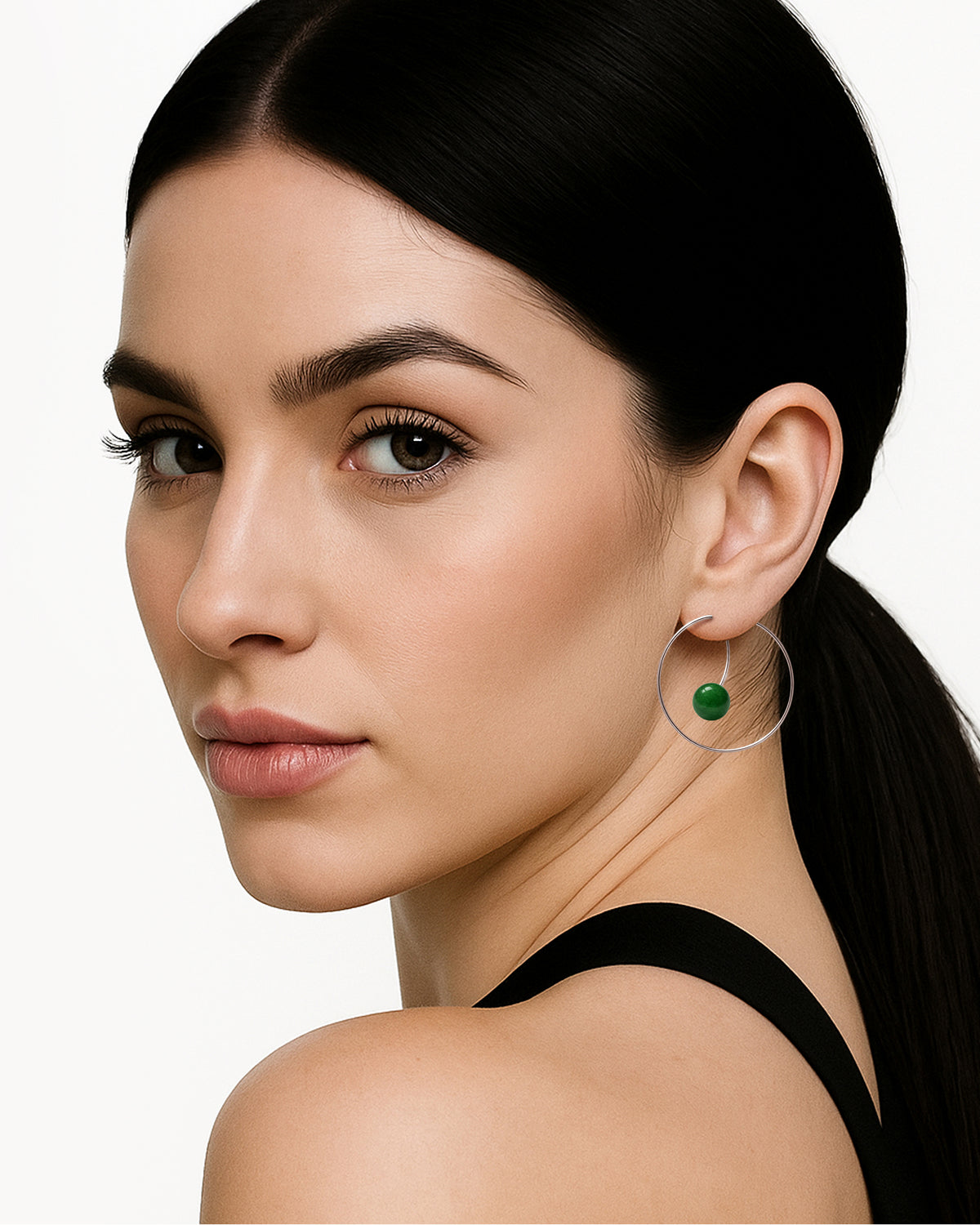 taormina-filo-stainless-steel-round-wire-earrings-jade-nephrite-model