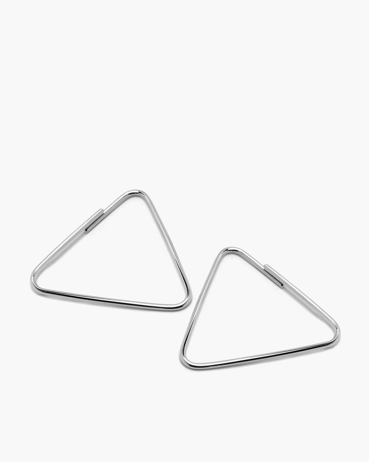 Filo Triangular Wire Drop Earrings