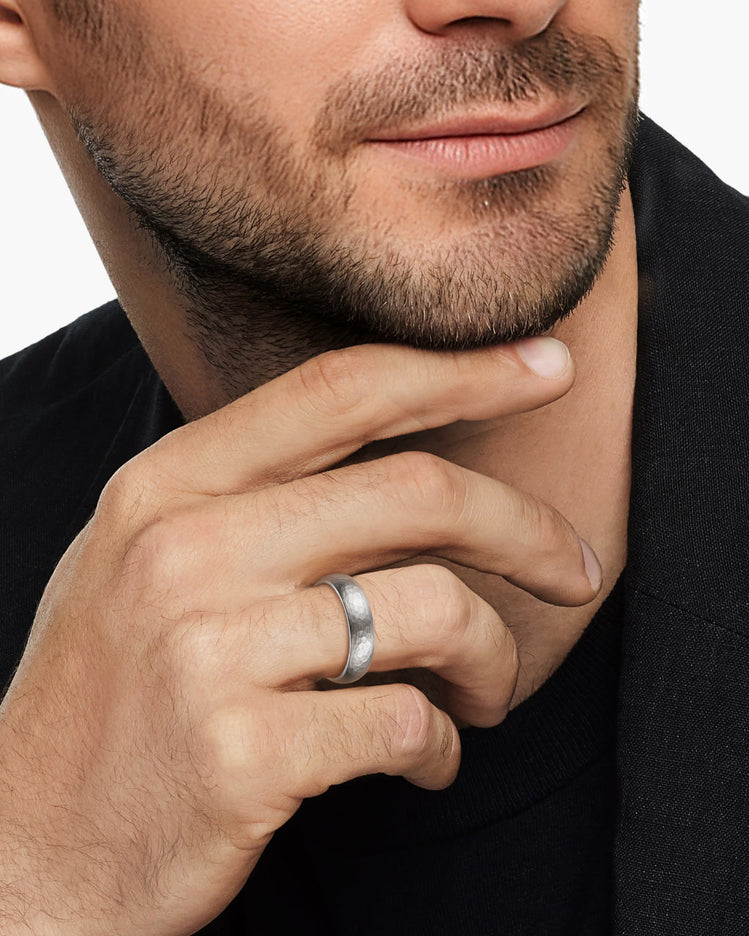 taormina-hammered-band-ring-brushed-6mm-model-male