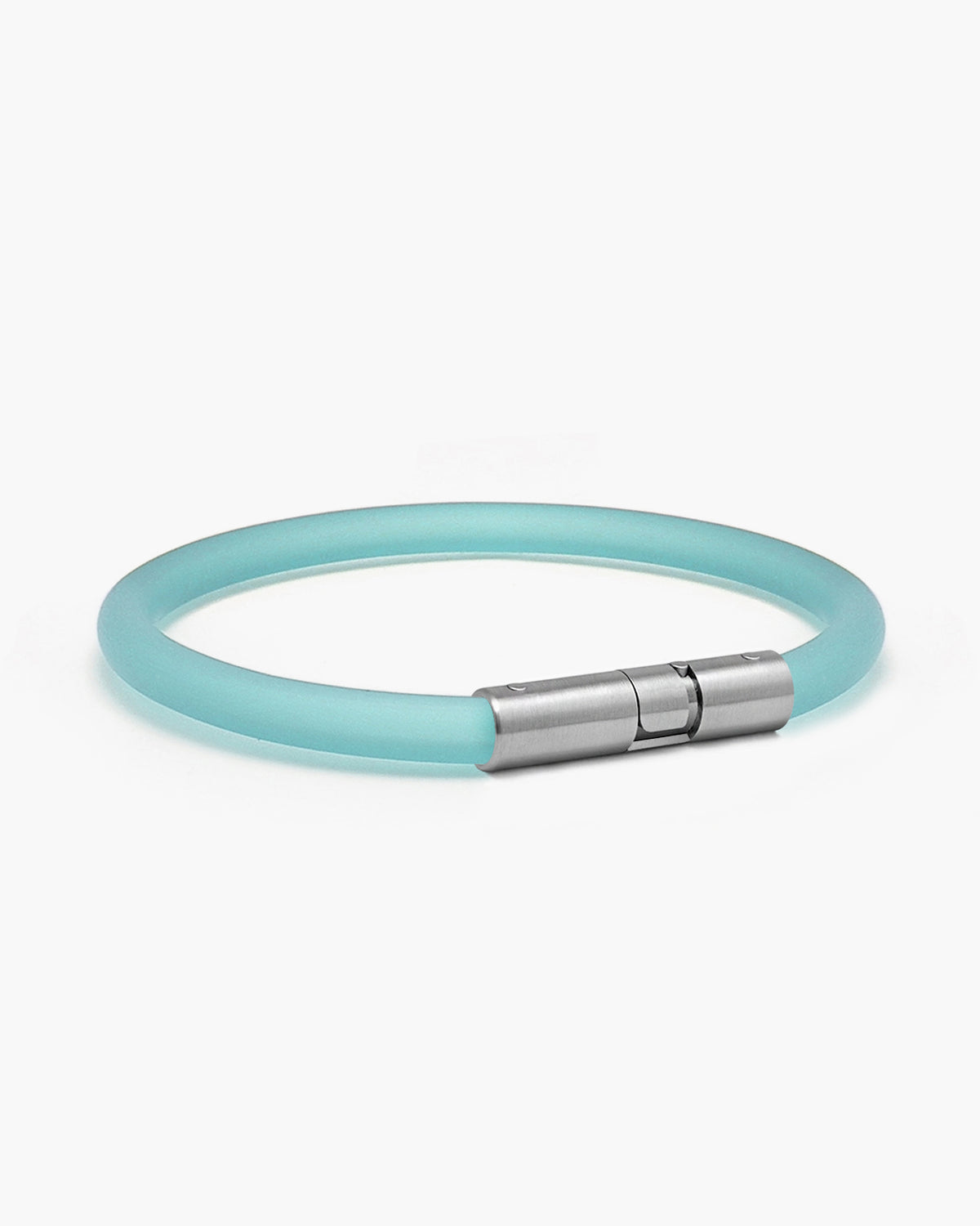 taormina-lauda-turquoise-rubber-bracelet-twist-bayonet-clasp-5mm