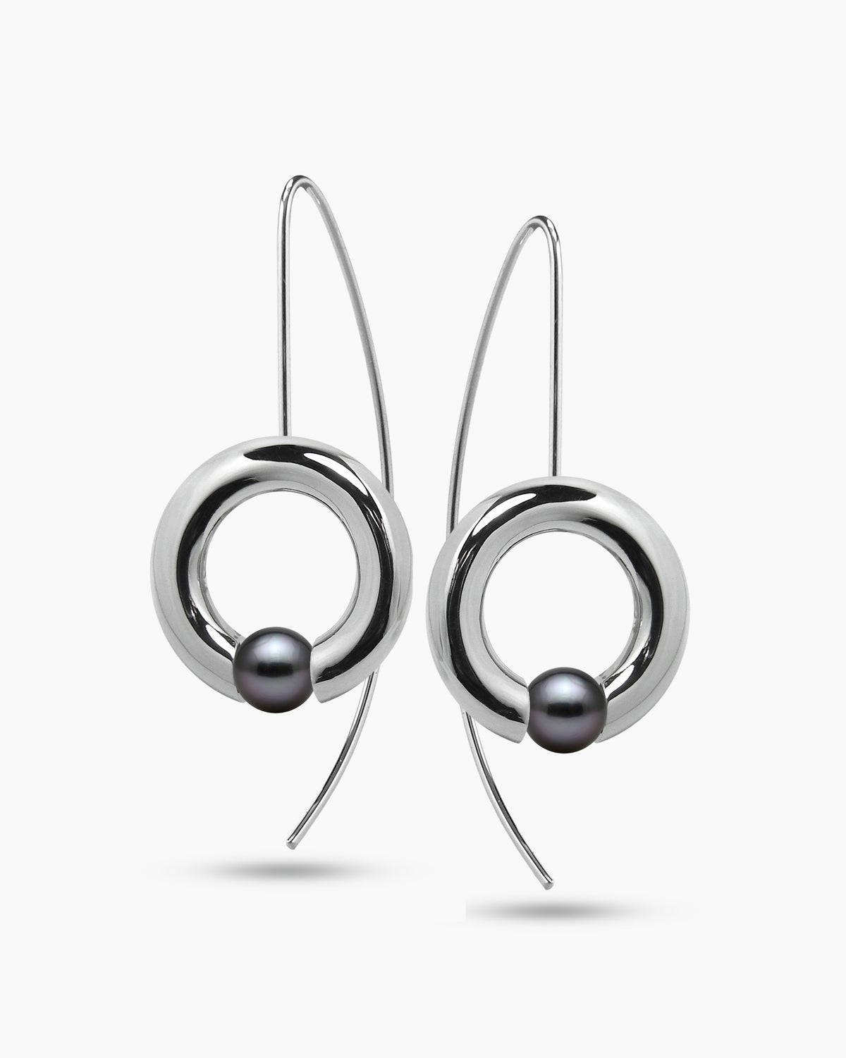 Luna Tension Set Drop Earrings