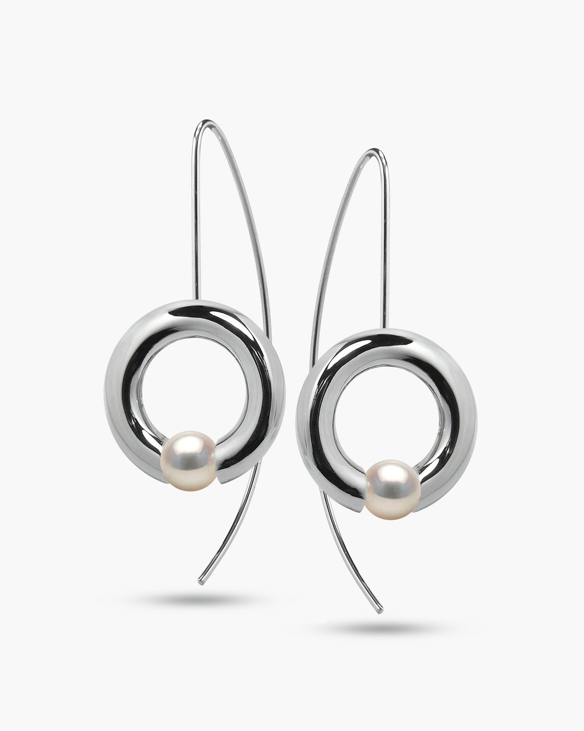 Luna Tension Set Drop Earrings