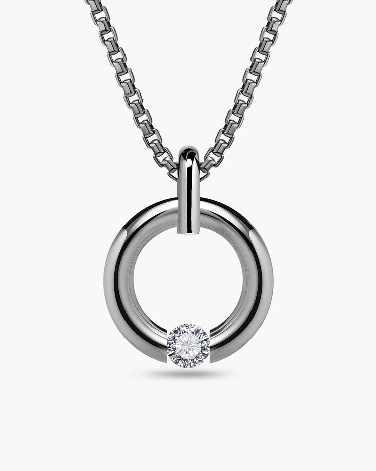 taormina-luna-round-pendant-stainless-steel-chain-tension-set-white-sapphire-front