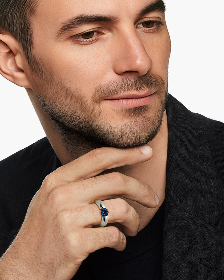 taormina-luna-tension-set-ring-model-man-blue-sapphire