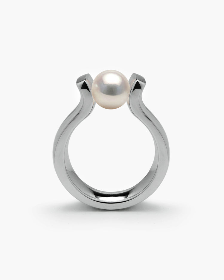 taormina-lyre-tension-set-ring-white-pearl-front