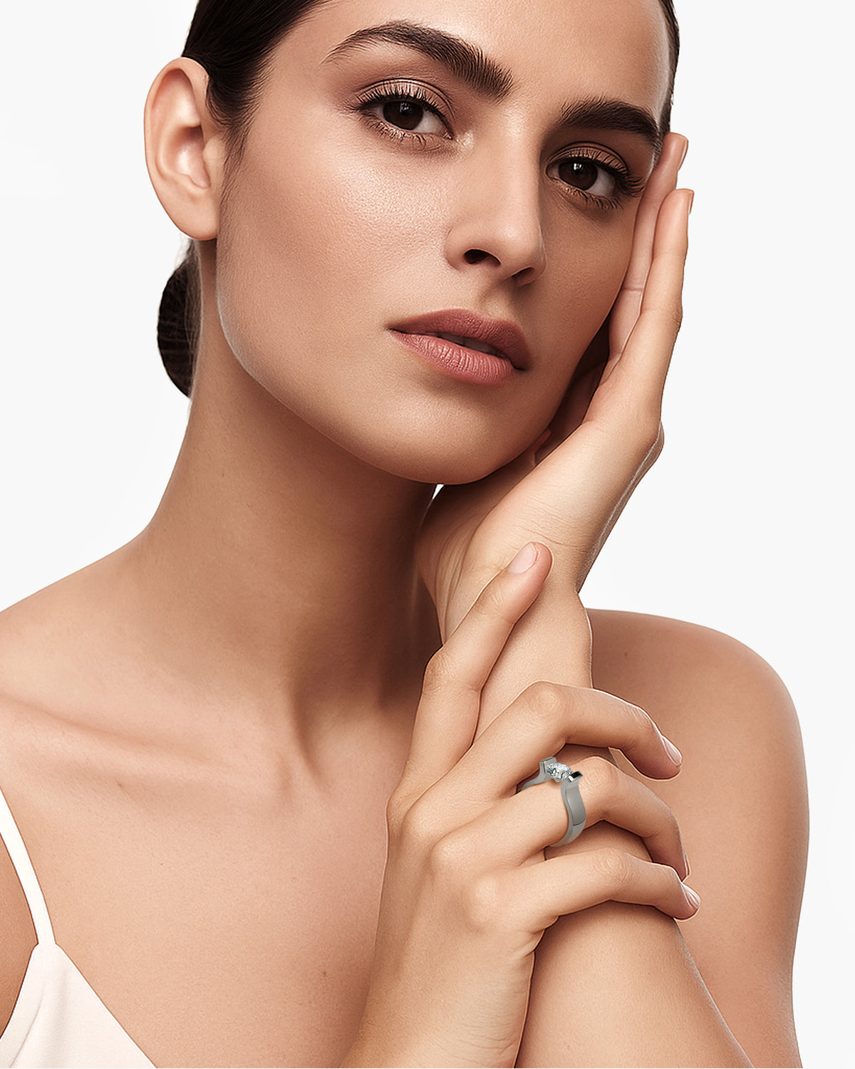 Lyre Tension Set Ring