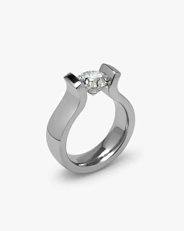Lyre Tension Set Ring