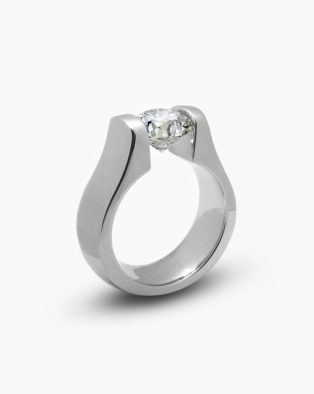 Marea Dome Tension Set Ring